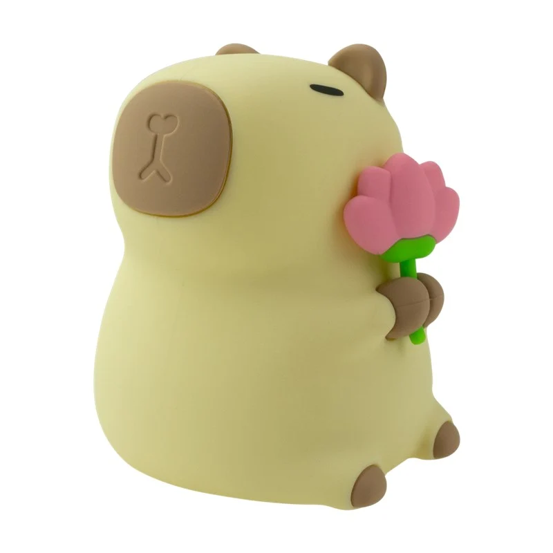 Lámpara de noche LED RGB Capibara Florista