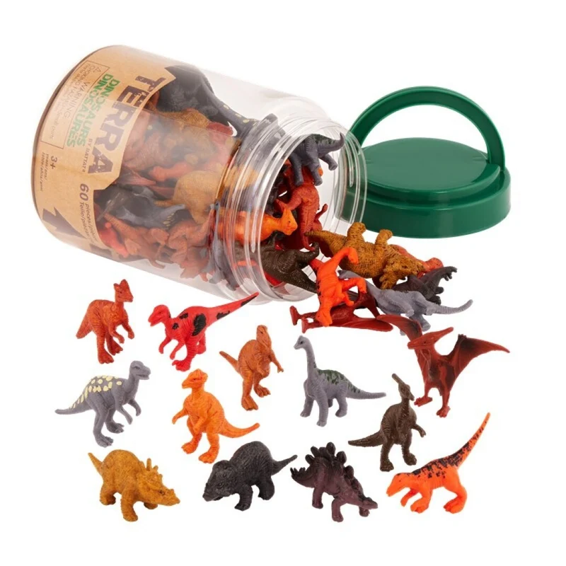 Bote 60 animales dinosaurios · Terra