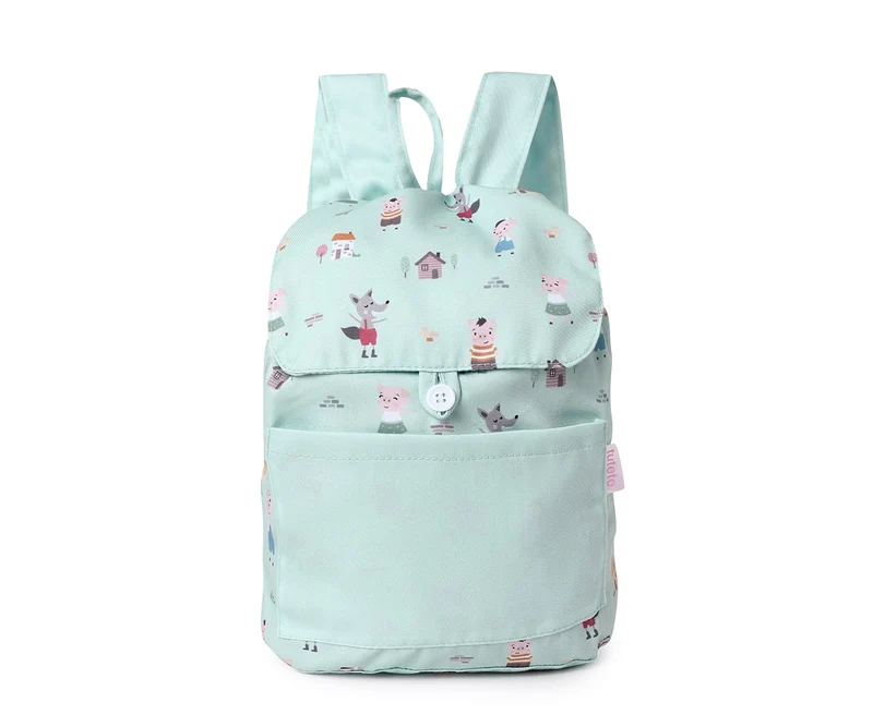 Mochila pequeña tela The Three Little Pigs