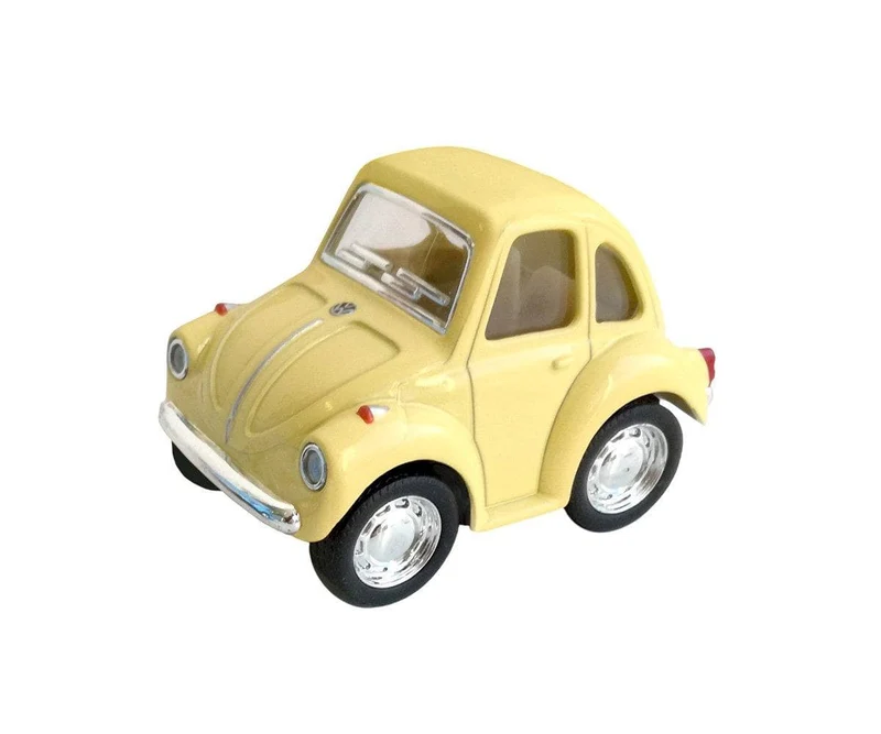 Mini Coche de Juguete Beetle Amarillo
