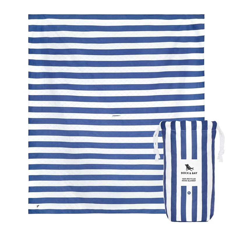 Manta Picnic Dock&Bay Navy Blue (2 tamaños)