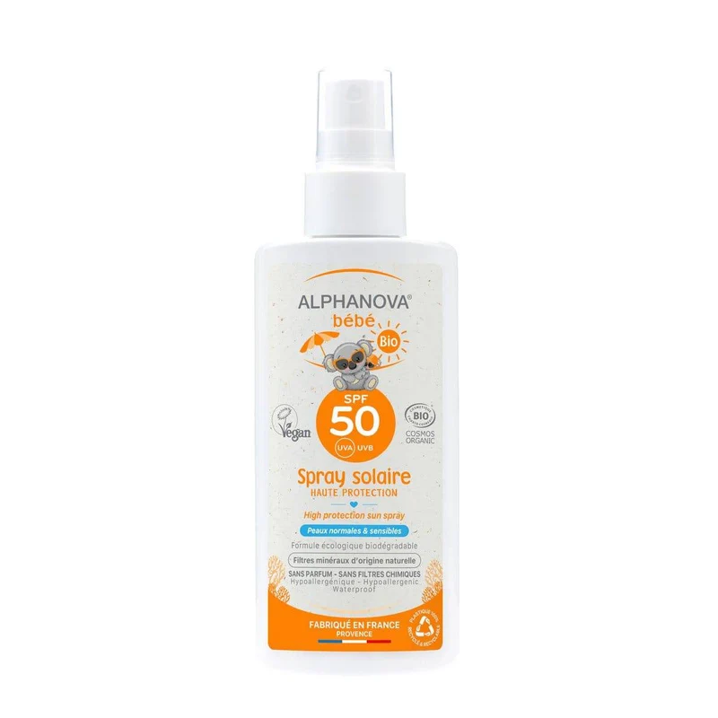 Protector Solar Bebé SPF 50 125 ml · Alphanova Sun