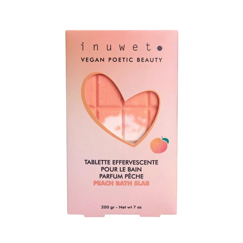 Tableta efervescente perfumada Melocotón · Inuwet