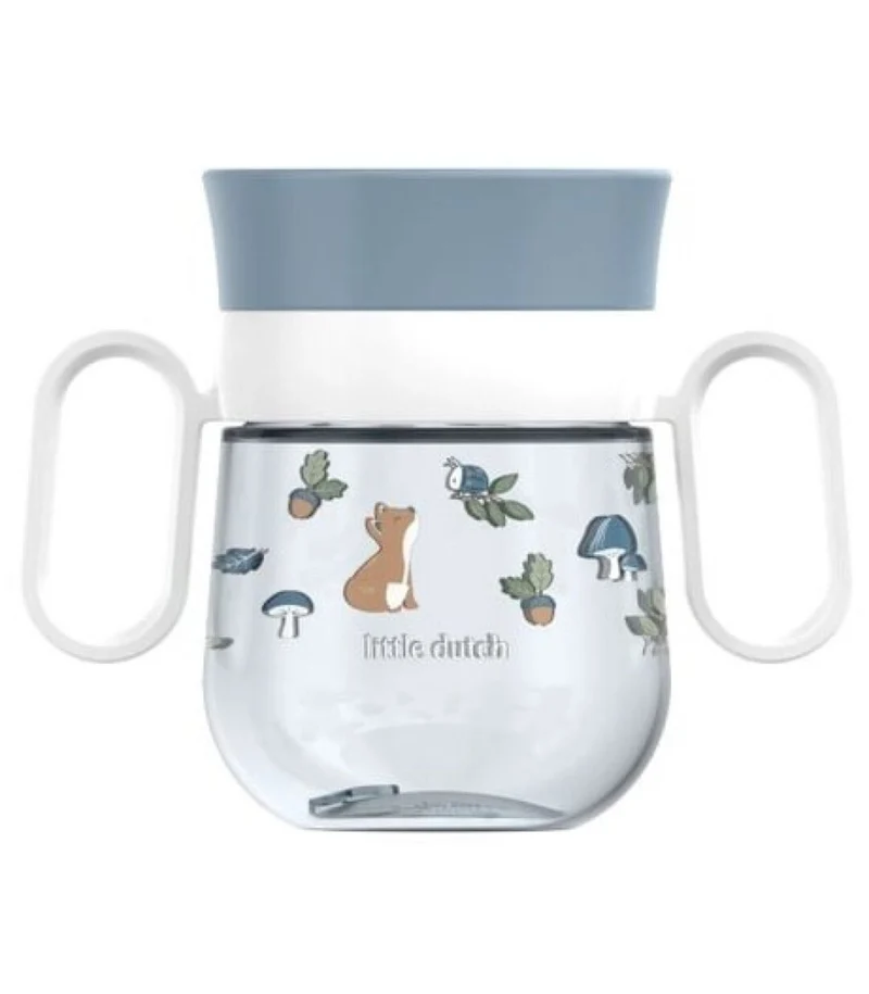 Vaso antiderrame 360º Mio 200ml Forest Friends Little Dutch