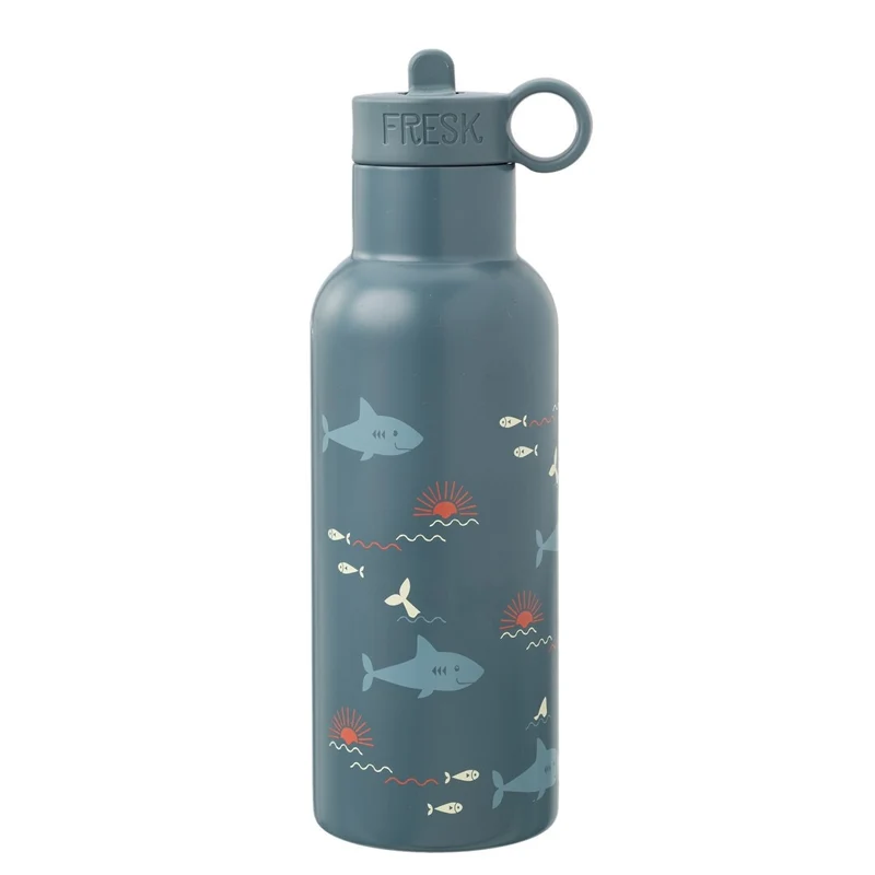 Botella Acero Térmica Tiburón 500ml · Fresk