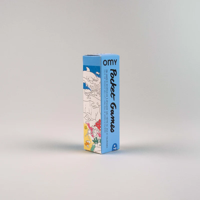 Juego de bolsillo para colorear Ocean+8 pinturas · OMY