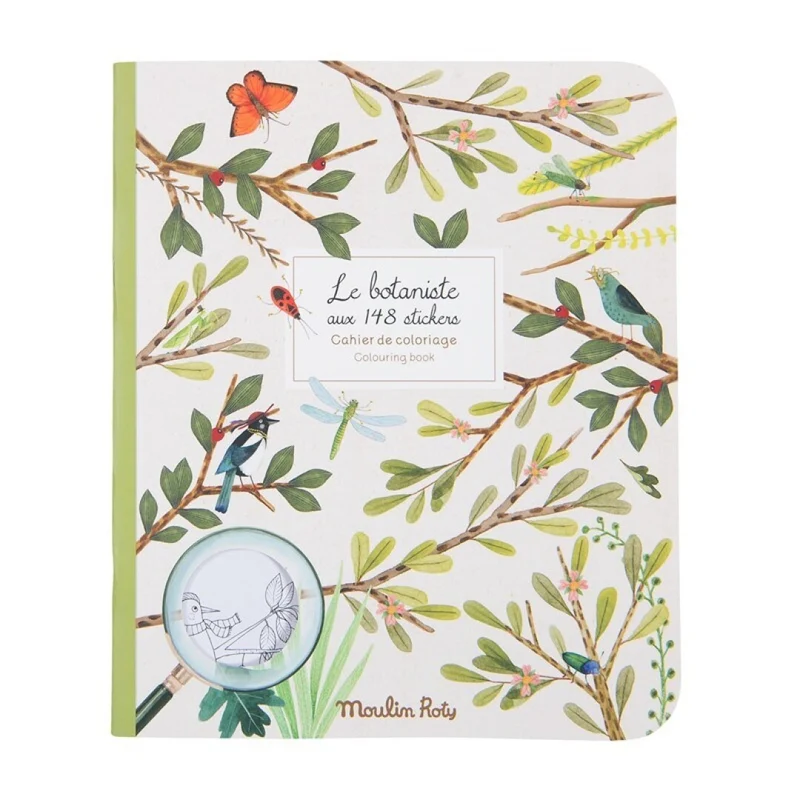 Cuaderno de pegatinas El botanista · Moulin Roty