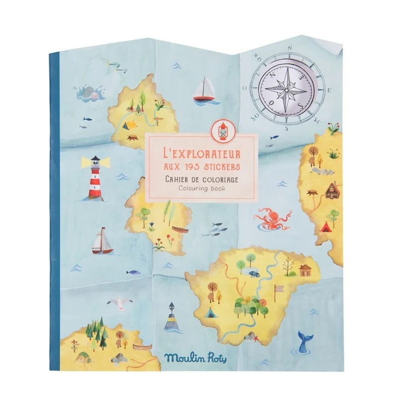 Cuaderno de pegatinas El Explorador · Moulin Roty