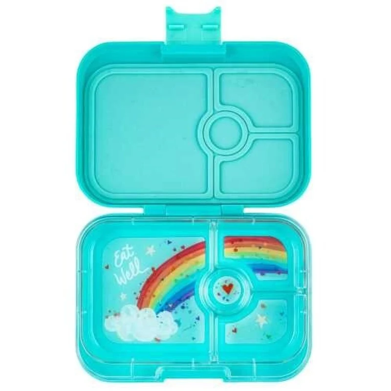 Yumbox Panino 4 compartimentos Aqua Rainbow
