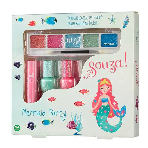Conjunto maquillaje sirenita · Souza