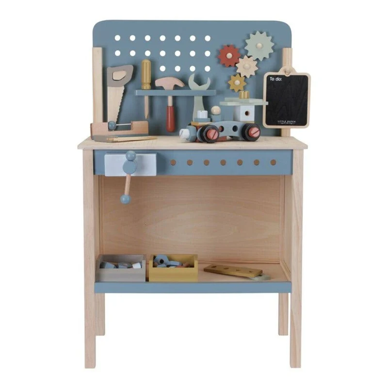 Banco de Trabajo Azul con Herramientas · Little Dutch