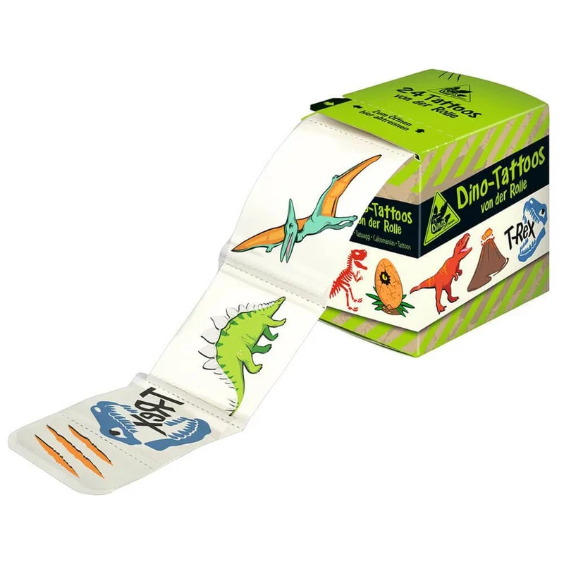Rollo de calcomanías Dino Moses