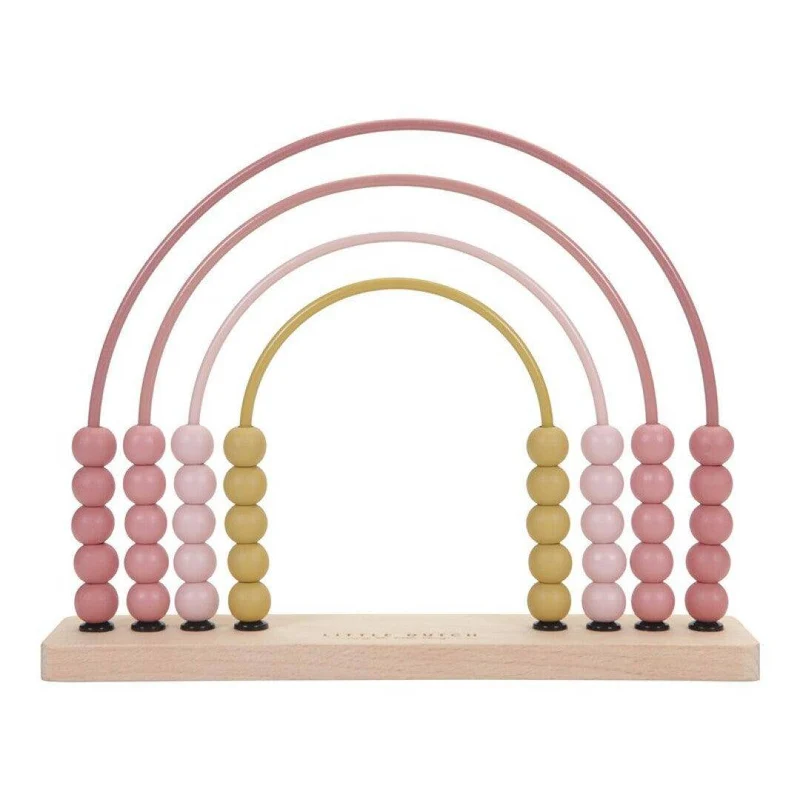 Ábaco Arco Iris Rosa · Little Dutch