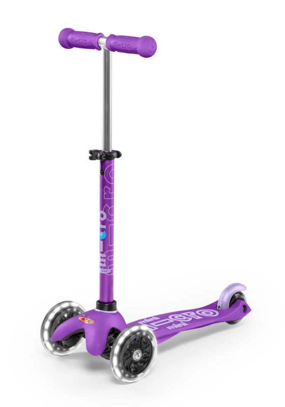 Patinete Mini Deluxe LED · Lila