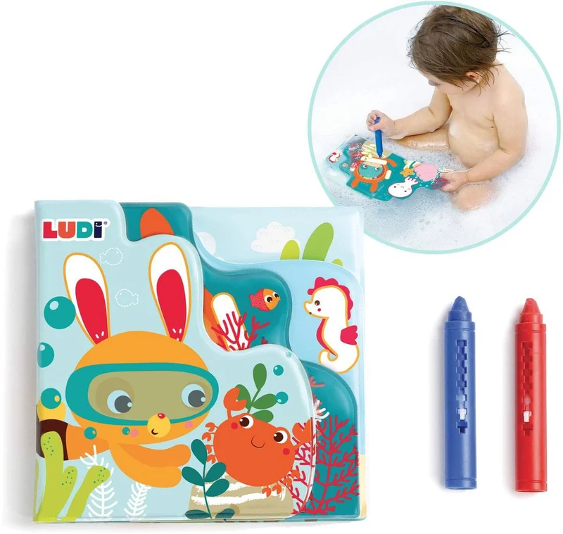 Libro de baño para colorear · LUDI
