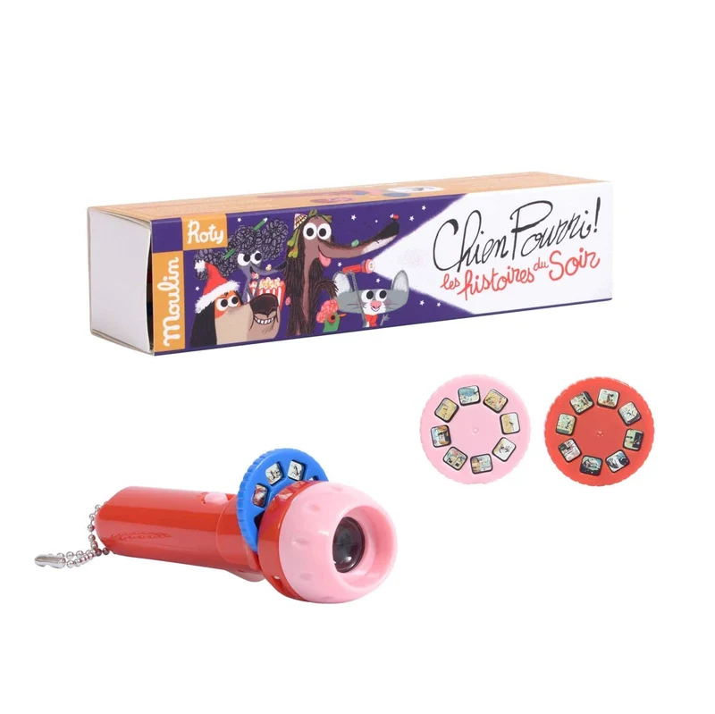 Linterna Proyector Azul Historias Perro Apestoso
