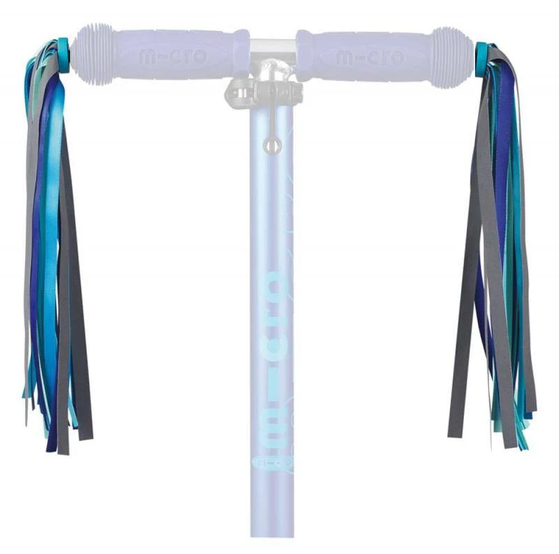 Flecos Manillar Azules y Reflectantes