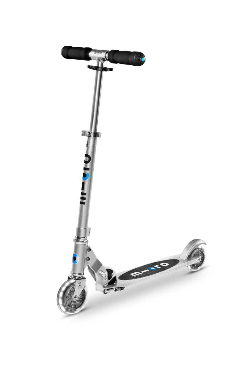 Patinete Sprite LED · Plata