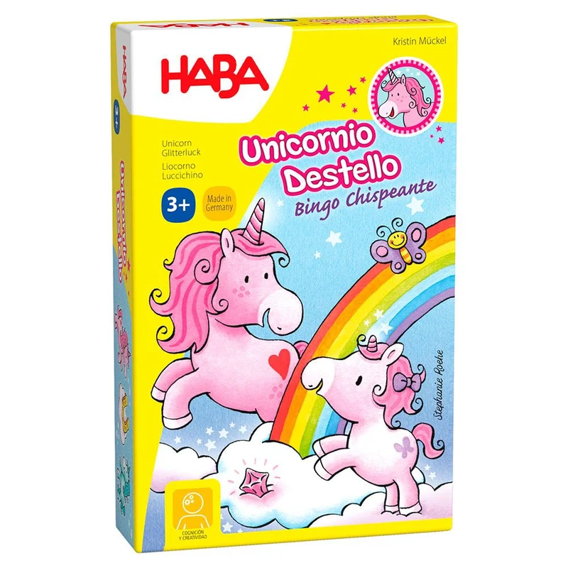 Unicornio Destello – Bingo chispeante · Haba