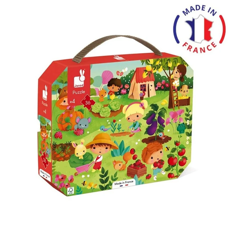 Puzzle El Huerto 36 piezas · Janod