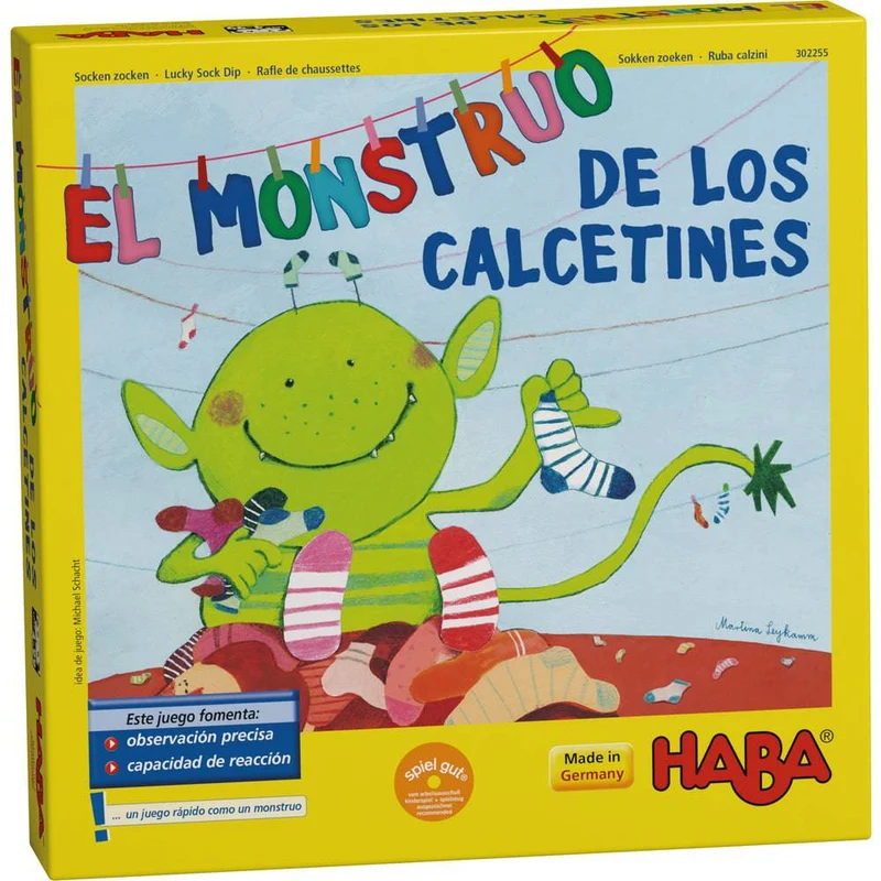 El monstruo de los calcetines · HABA