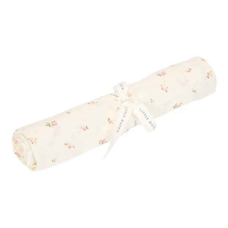 Muselina Algodón Orgánico Fairy Blossom · Little Dutch