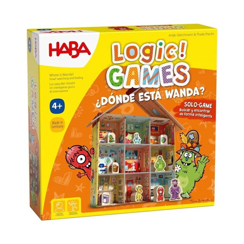 ¿Dónde está Wanda? Logic Games · HABA