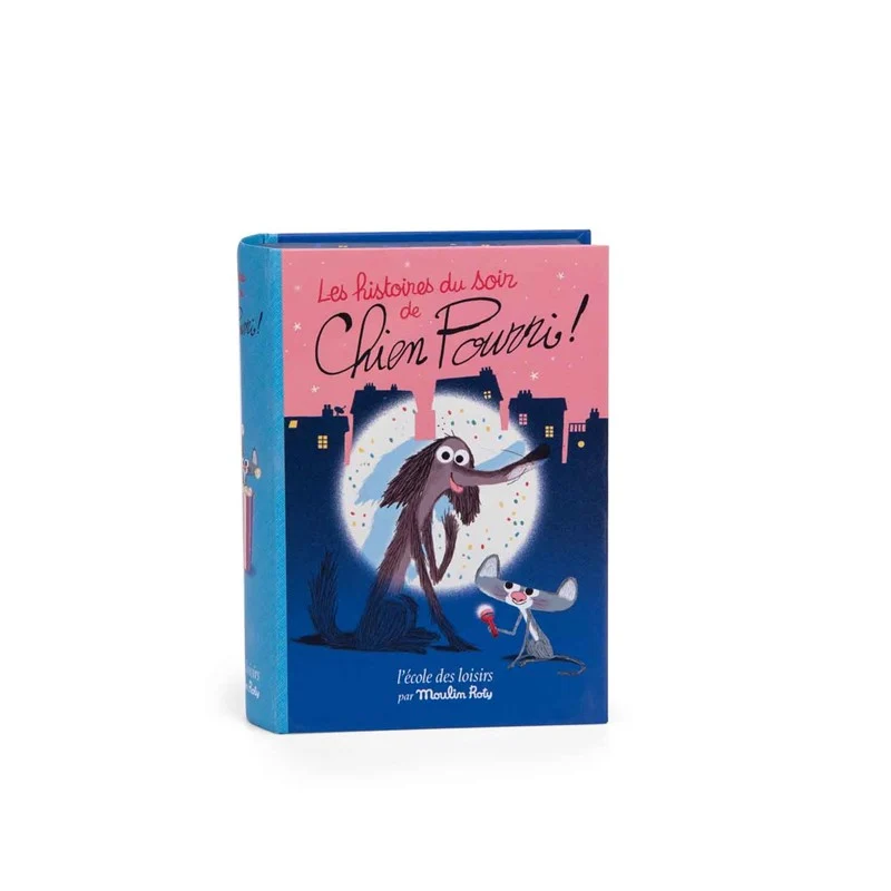 Libro linterna proyector de cuentos Perro Apestoso