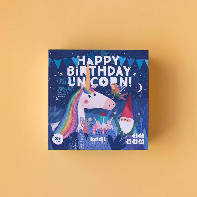 Puzzle Happy Birthday Unicorn · Londji