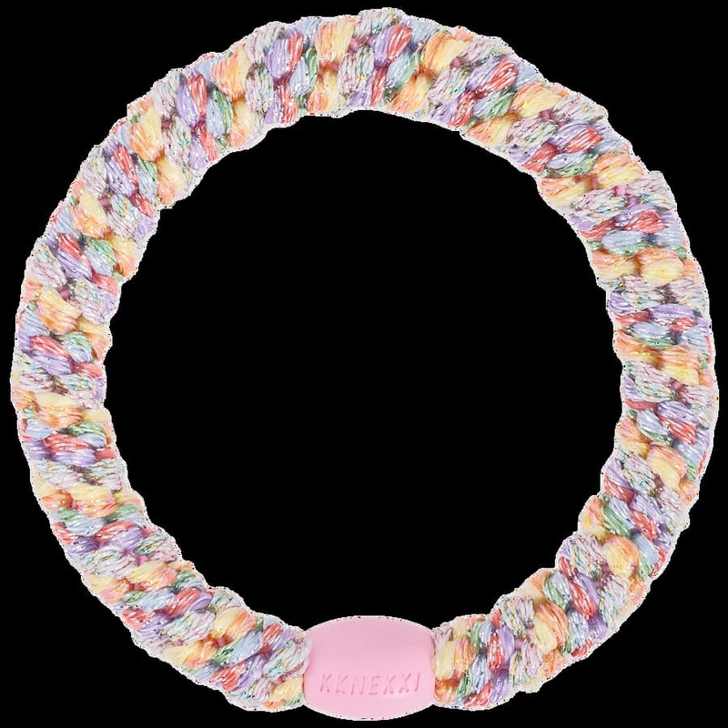 Goma de pelo Kknekki Pastel Circus glitter