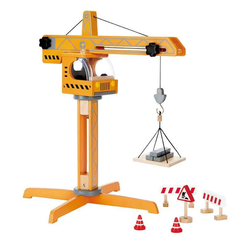 Grúa de madera · Hape