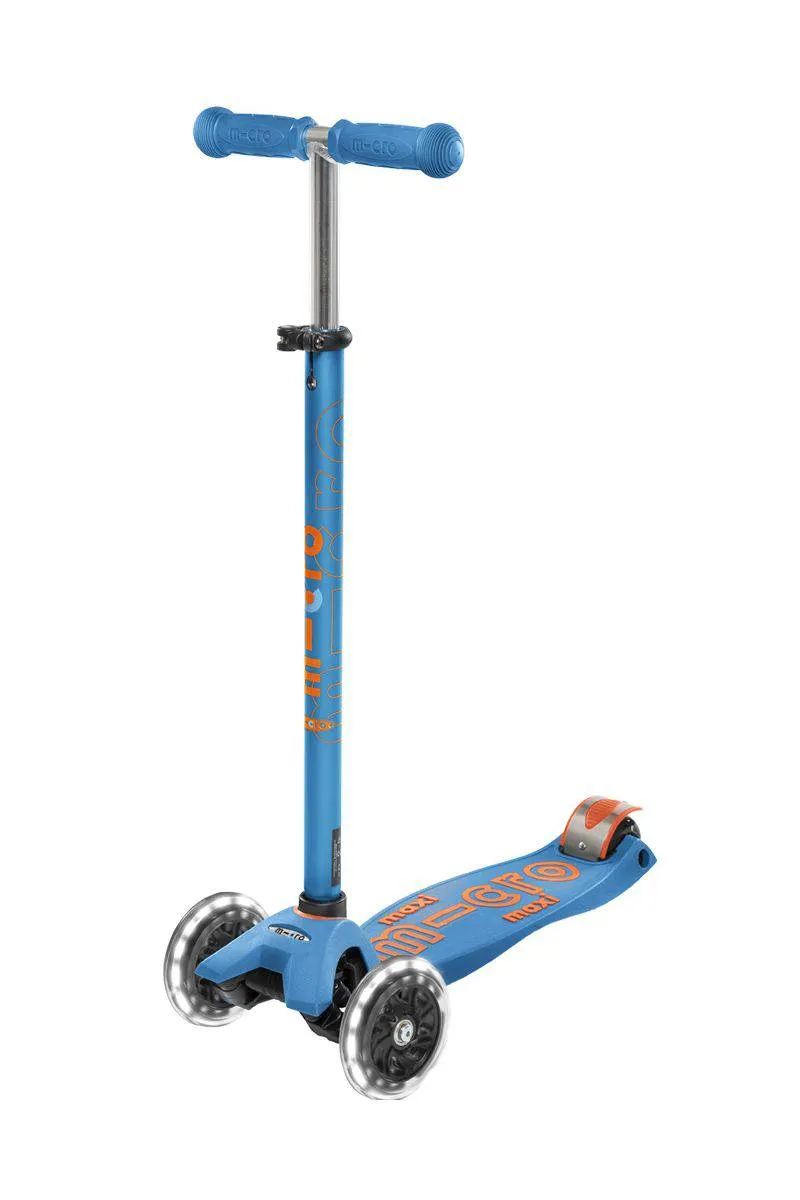 Patinete Maxi Deluxe LED · Azul Caribe