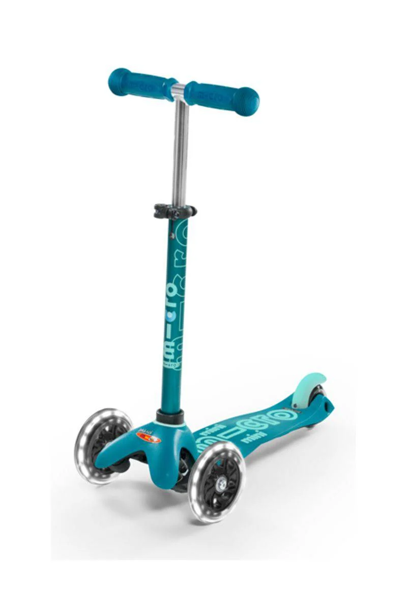 Patinete Mini Deluxe LED · Aqua