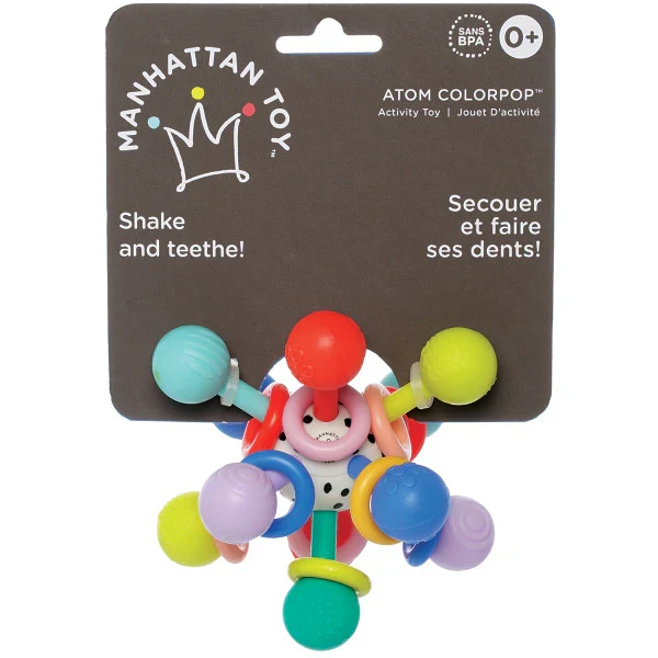 Mordedor Sensorial Atom Colorpop – Manhattan Toy