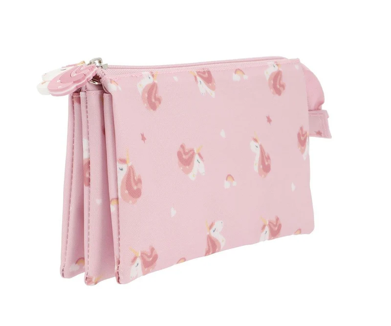 Estuche escolar 3 compartimentos Magical Unicorn