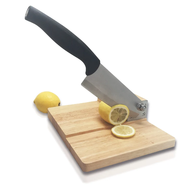 Guillotina de corte con tabla de madera