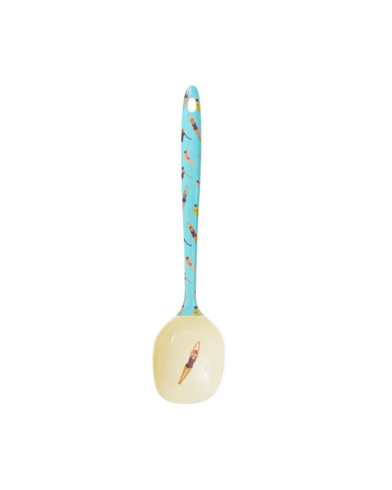 Madlavningsske - Blå - Retro Swimster Print