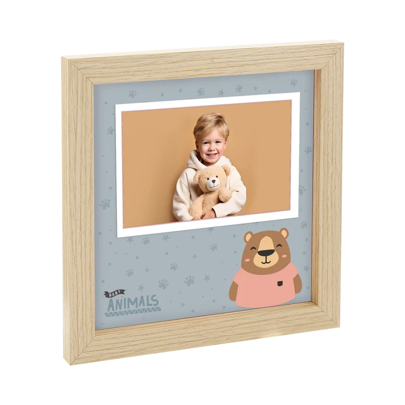 Marco de Madera Infantil – Oso | Aurea Kids