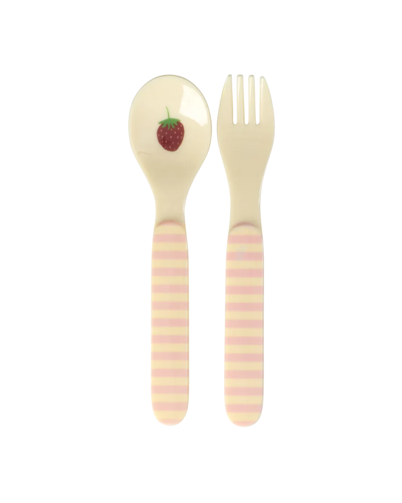 Babyske og gaffel - Pink