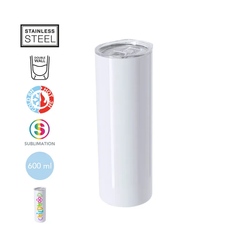 Vaso Térmico Sostenible Acero Inox Doble Pared Mizu - 600ml