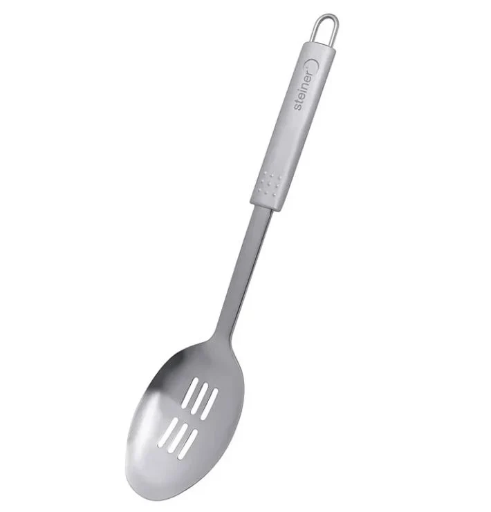 Cuchara con ranuras de acero Inoxidable 33 cm STR