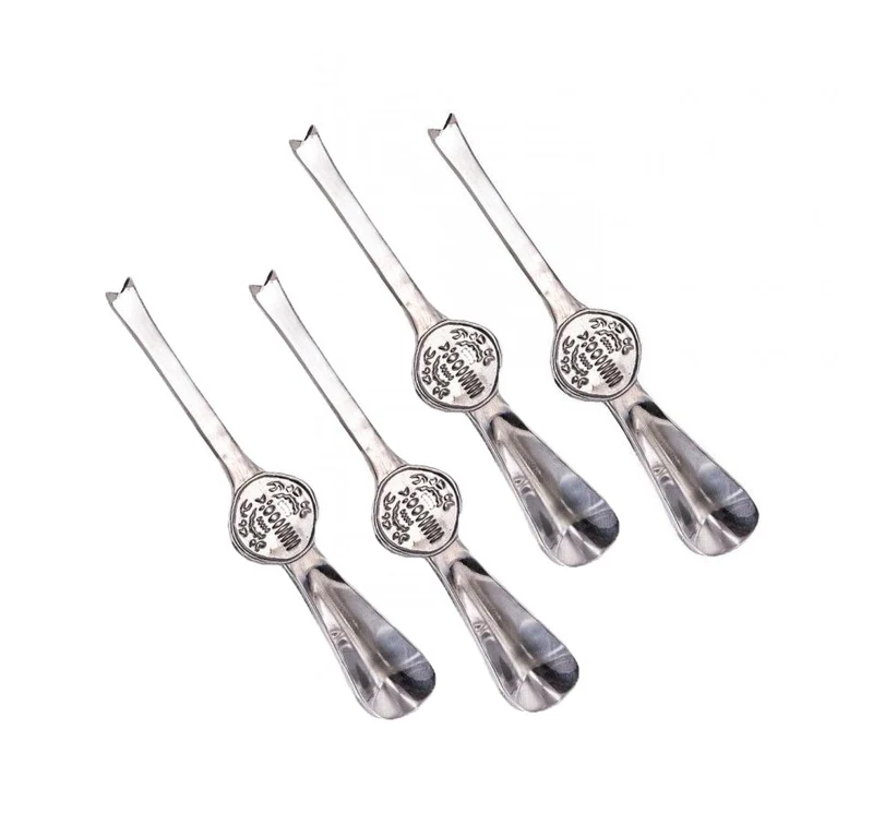 Tenedor Palillo p/Mariscos en Acero Inox Paquete c/4 Pzas Winco