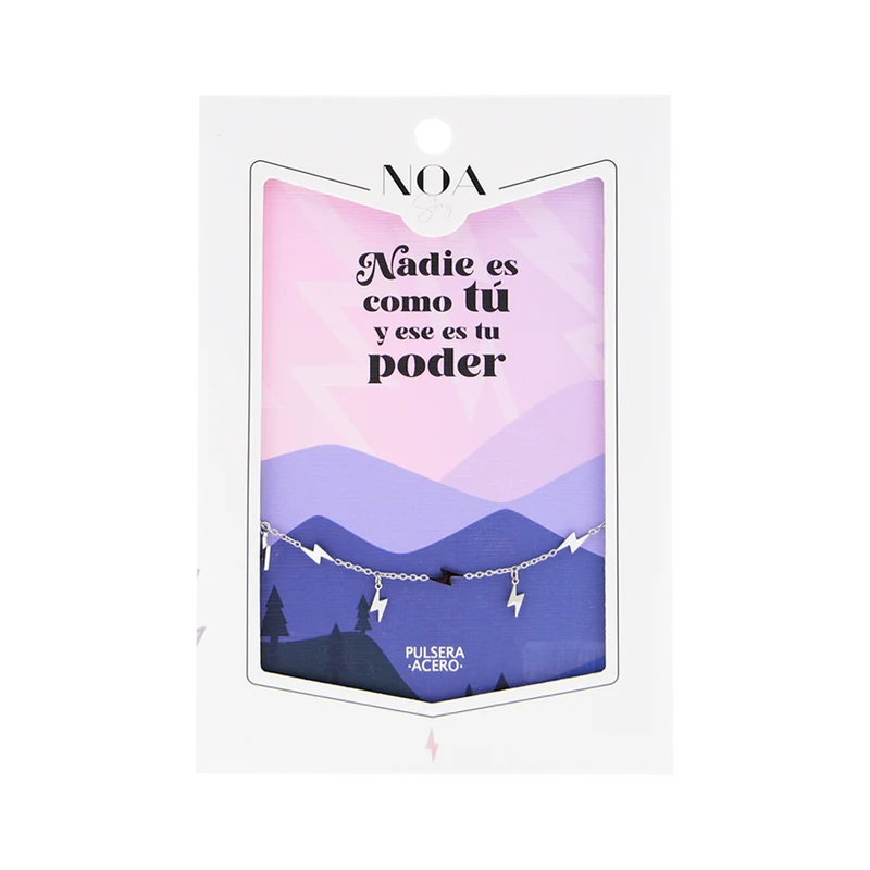 Pulsera de acero plateado - ¡Nadie es como tú y ese es tu poder!