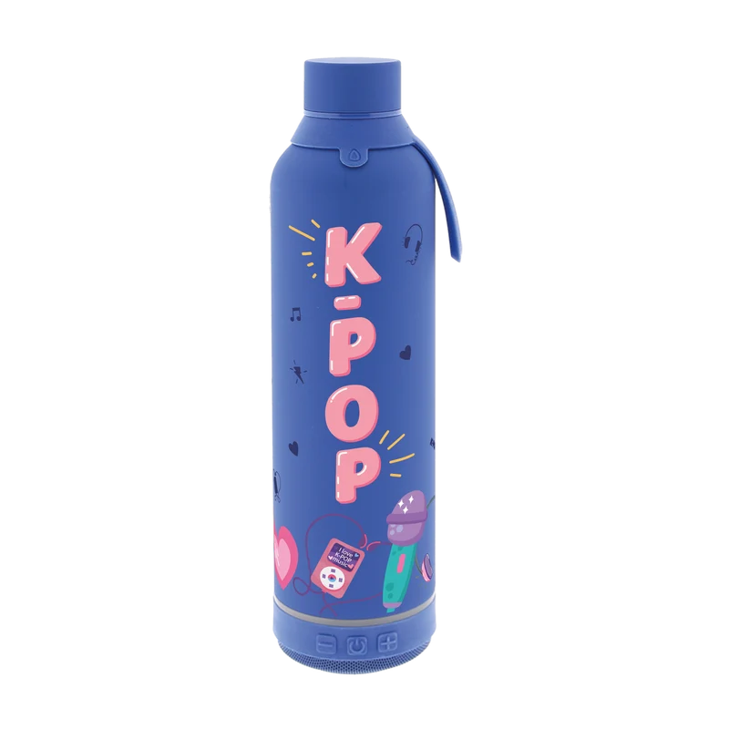 Botella 600ml +Altavoz - K-Pop