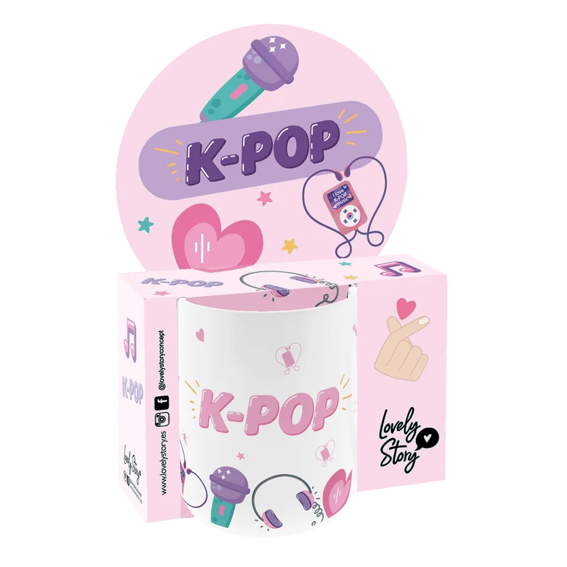 Taza 330ml - K-Pop