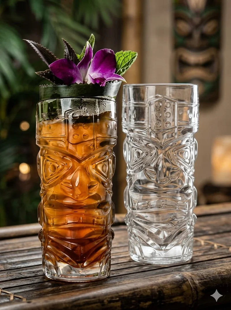 Juego de vasos 4 pza HB TIKI 400ml