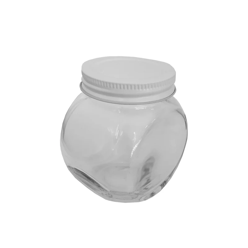 Frasco 3 Posiciones de 189ml de Cristal Caja de 12 pzas con Tapa Blanca Lp