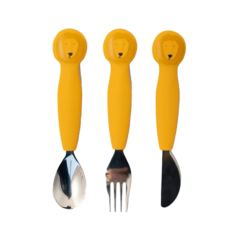 Cubiertos de 3 piezas en silicona (Varios Modelos) - Trixie
