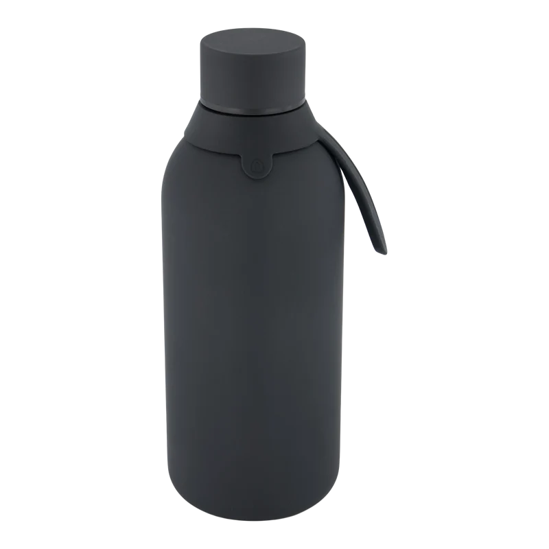 Botella Térmica de Acero Inoxidable con Interior Cerámico y Doble Tapón – Lisa | Aurea