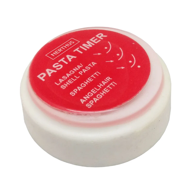 Temporizador para pasta que cambia de color al cocer
